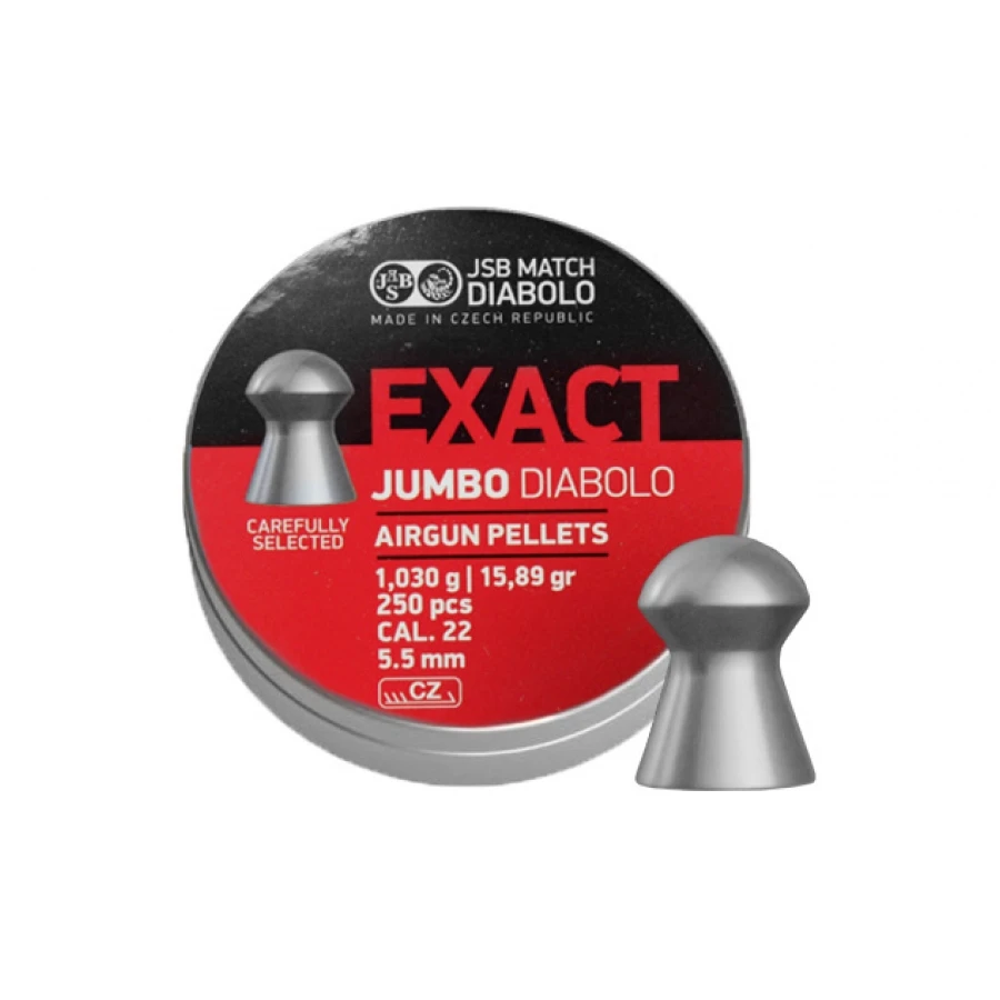 JSB EXACT Jumbo Diabolo pellets 5.51 mm 250 pcs