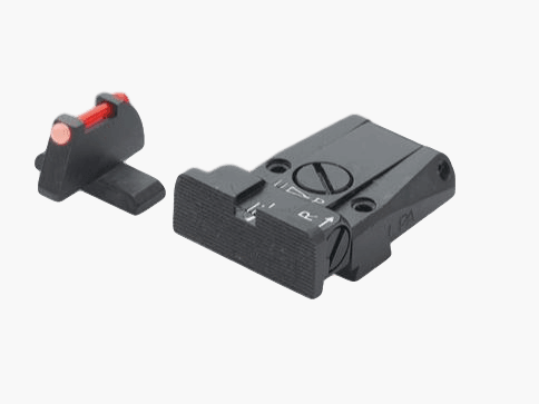 LPA Mikrometer-Visier SPR für SIG-Sauer P229,P320 mit rotem Fiber Optic-Korn