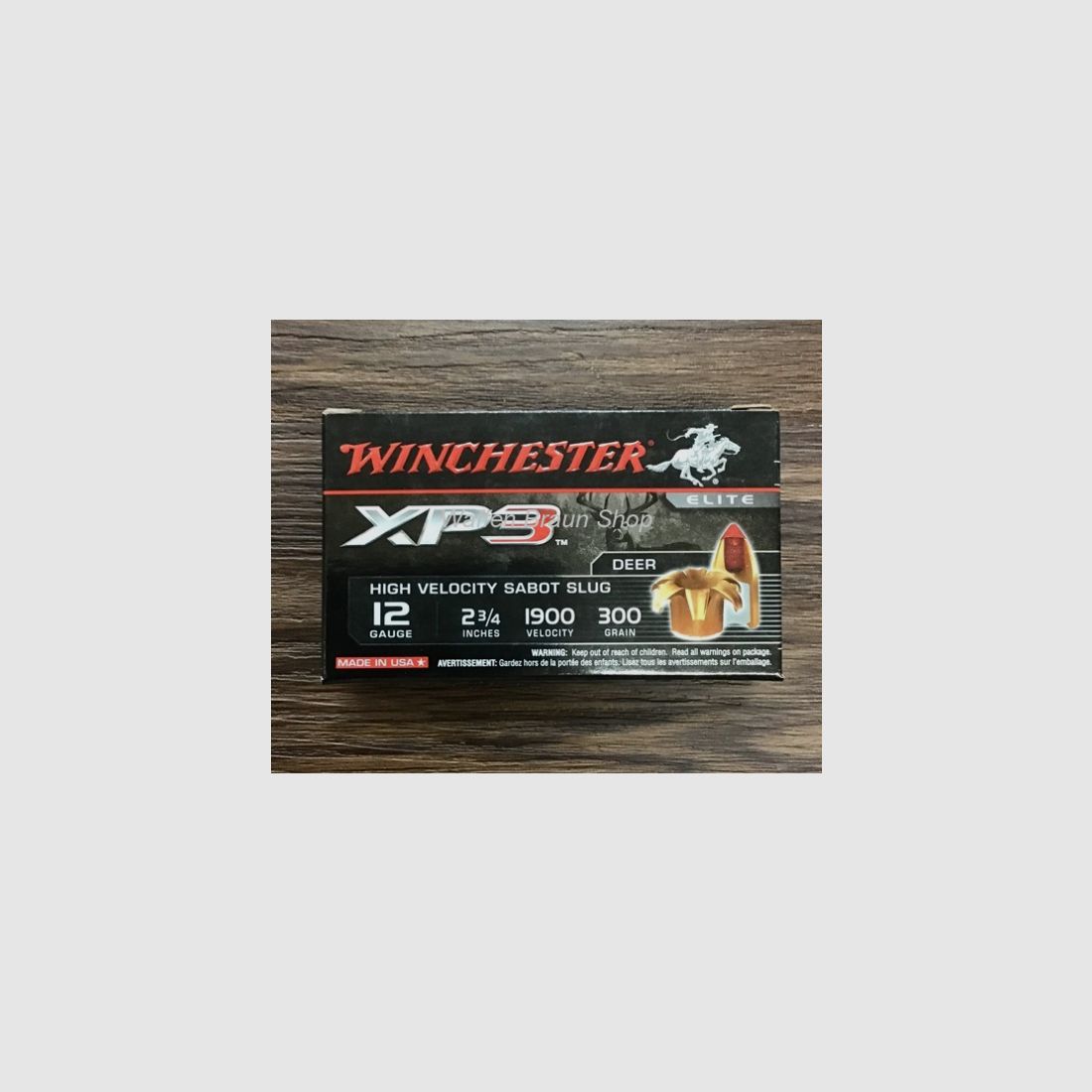 WinchesterSLUG SABOT,SUPR ELITE XP3,12-70,19,5g,5