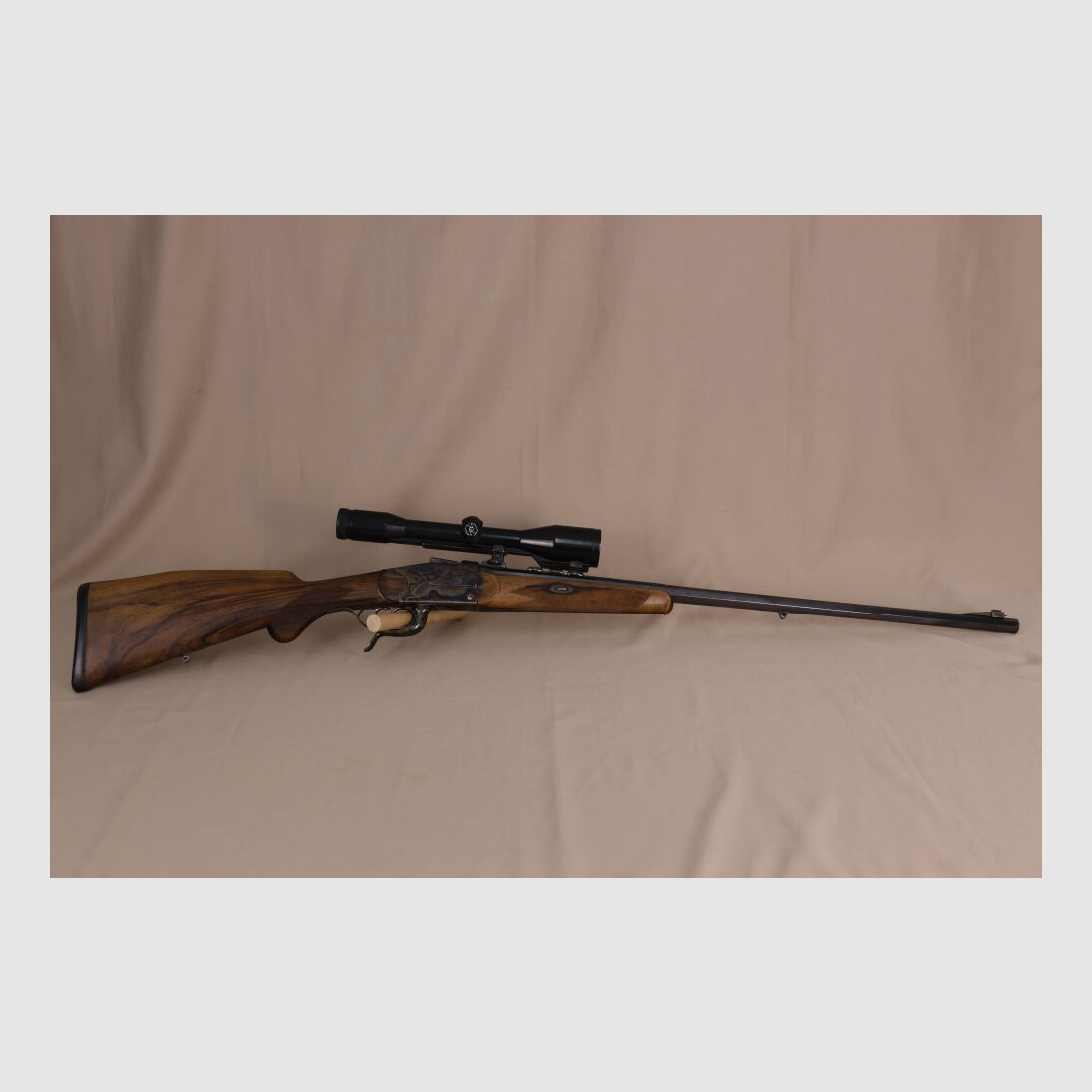 Greifelt & Co. Suhl break-action rifle with color hardening