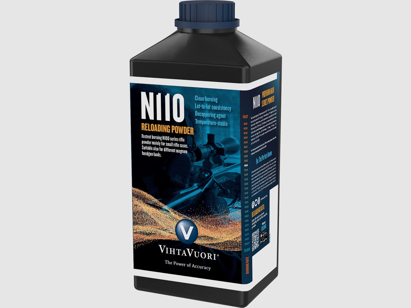 Vihtavuori N110, kaliber
