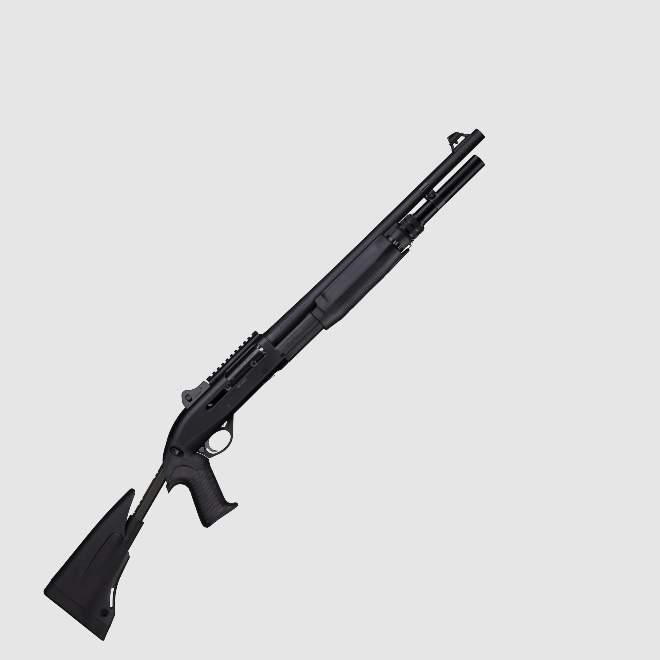 The Benelli M3 Tactical Sport is distinguished by its exclusive mechanism that combines the inertia system with the pump system. These guns are designed for specific uses.