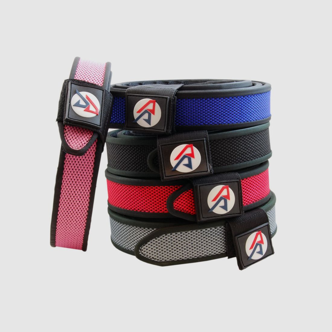 Double Alpha Gürtel Premium Belt -4cm BLACK 80cm/32' mit Innengürtel