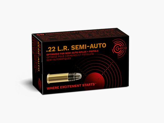 Geco Semi Auto .22 LR 40gr/2.6g
