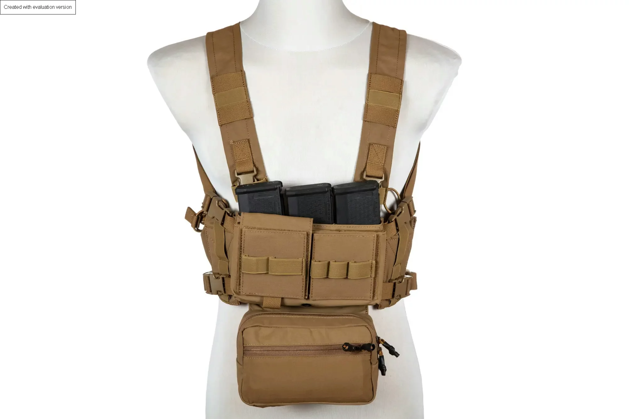 Chest rig táctico tipo Mk4 – Coyote Brown, imagen 4 de 12