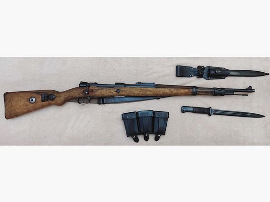 Mauser Karabiner 98k k98 Oberndorf S/42G 8x57 1935 Wehrmacht Ordonanz inkl. Bajonett Seitengewehr 98