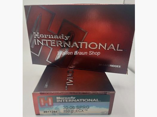 Hornady Kal. 30-06 SPRG 150 gr ECX 20 Stück