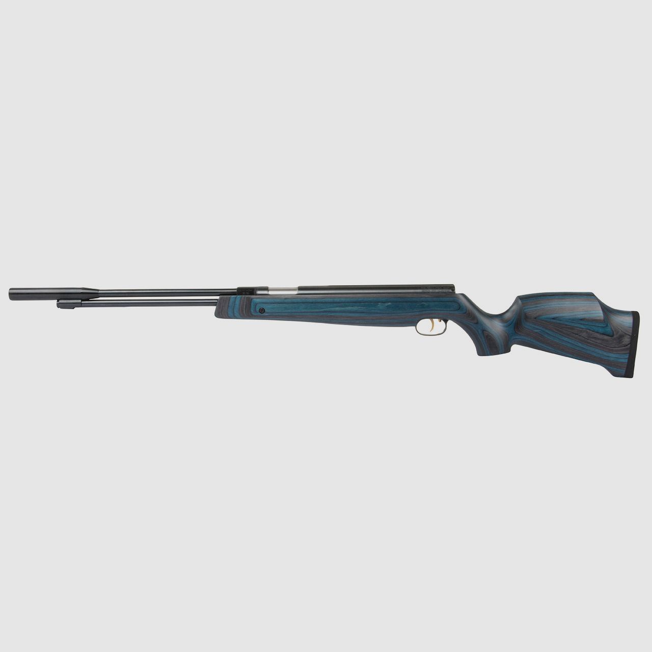 Starrlauf Luftgewehr Weihrauch HW 97 K mit langem Lauf blauer Schichtholzschaft Kaliber 4,5 mm (P18)
