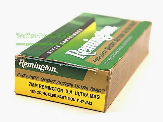 Remington - USA Cartucce per fucile 7mm Rem SA Ultra Mag