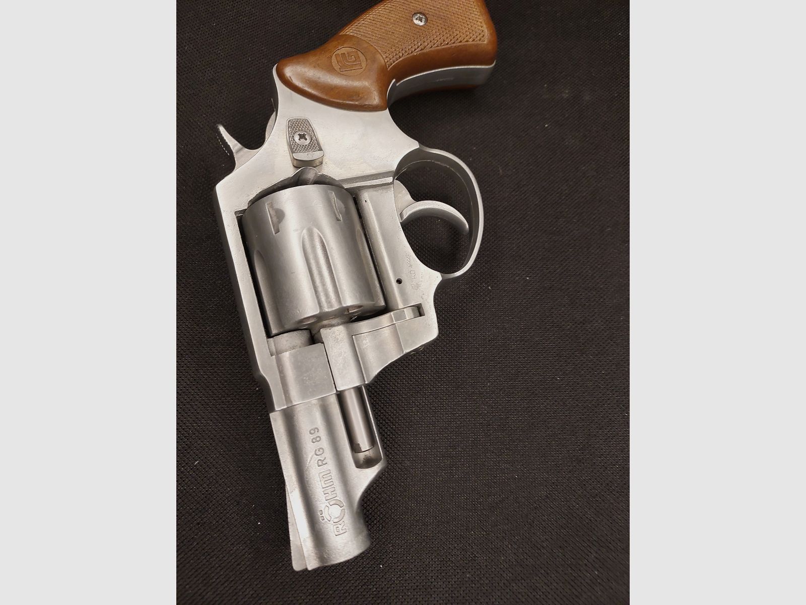 Röhm RG89 Schreckschuss Revolver Steel (PTB 451) Unikat!