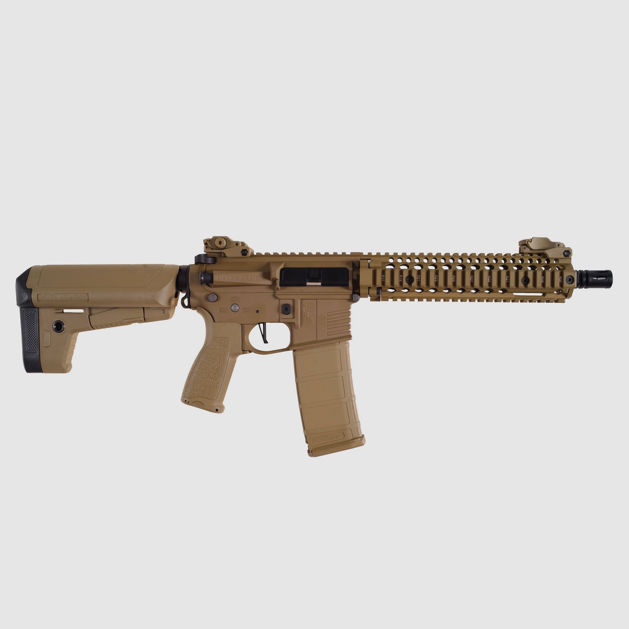 AR15 MK18 ALPHA Full Metal (Tan) max. 0,5J - Delta Armory