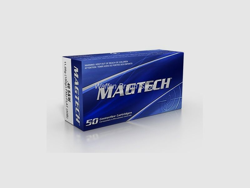Magtech 40S&W FMJFLAT 180GR A50#40B
