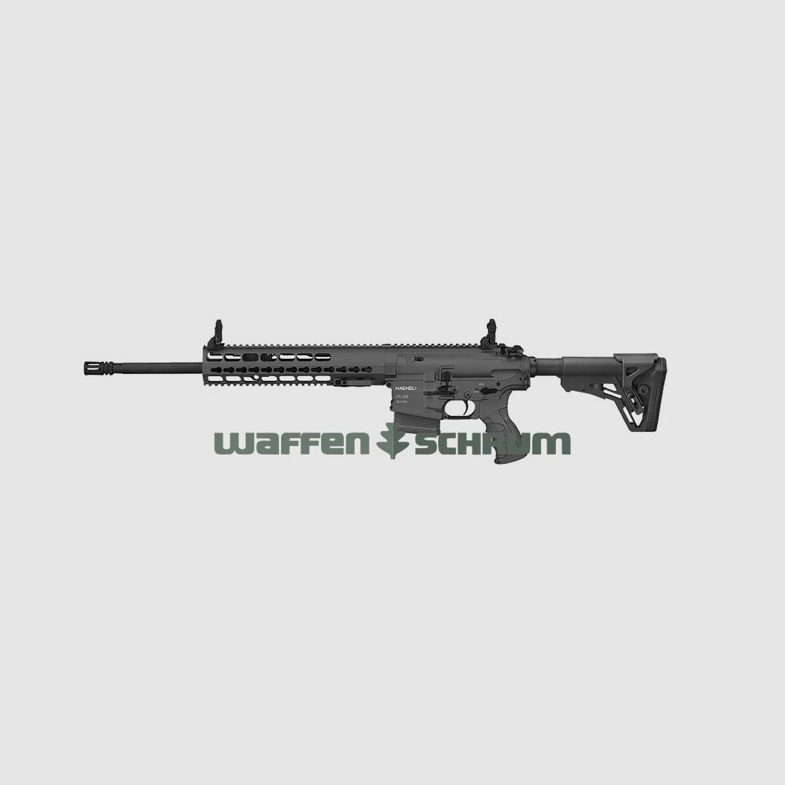 Haenel CR 308 schwarz / Langer Handschutz