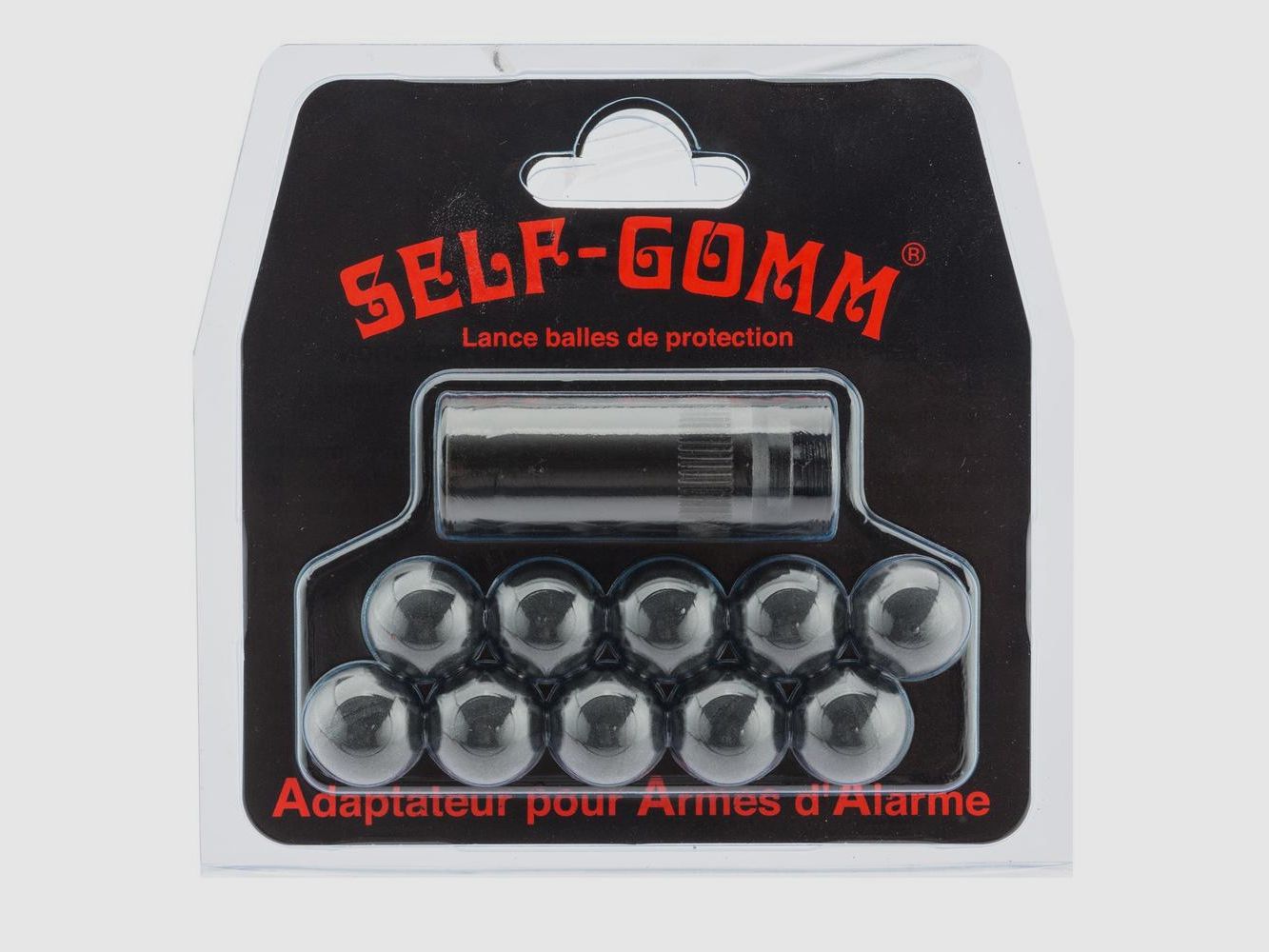 Adapter für Alarmwaffen SAPL - Gewinde 10 mm x 100 - Inklusive 10 Selbstgummigeschosse Kaliber 18 mm - Sicherheit und Vielseitigkeit, Bild 3 von 3
