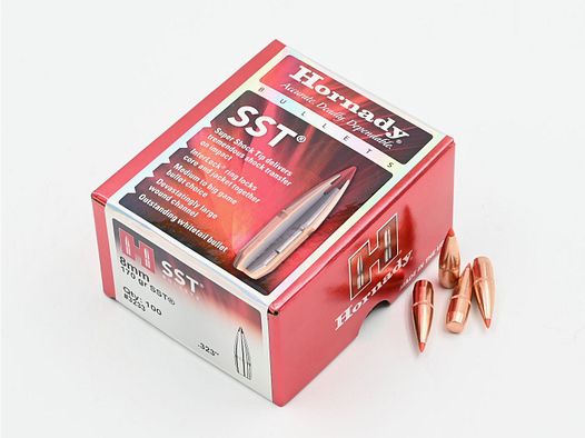 Büchsengeschosse, Hornady .323 SST, 170gr, 100 Stk, 8×57 IS