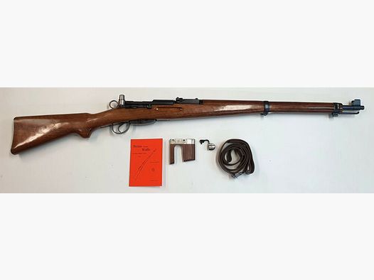 Waffenfabrik Bern Karabina powtarzalna Szwajcarski Schmidt Rubin K31 Kaliber 7,5x55 Szwajcarski z dopasowanymi numerami i odnowiona
