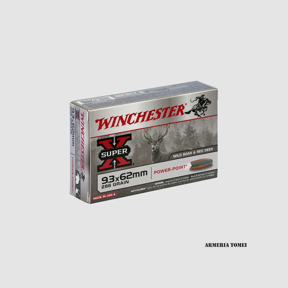 WINCHESTER – 9,3x62mm 286GR POWER POINT, Bild 1 von 2