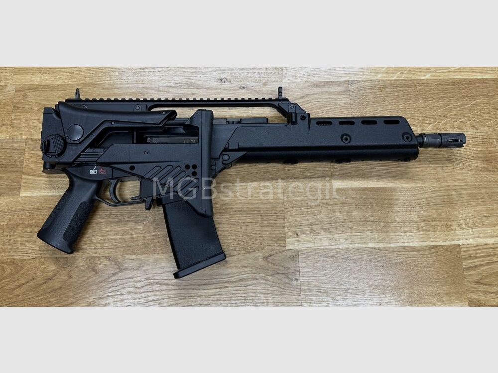 Heckler & Koch MGB243K Limited Edition halfautom. geweer .223Rem HK243 in "G36K" looplengte Limited Edition door MGB - klapstok - civiele versie van de H&K G36KA4 G36K