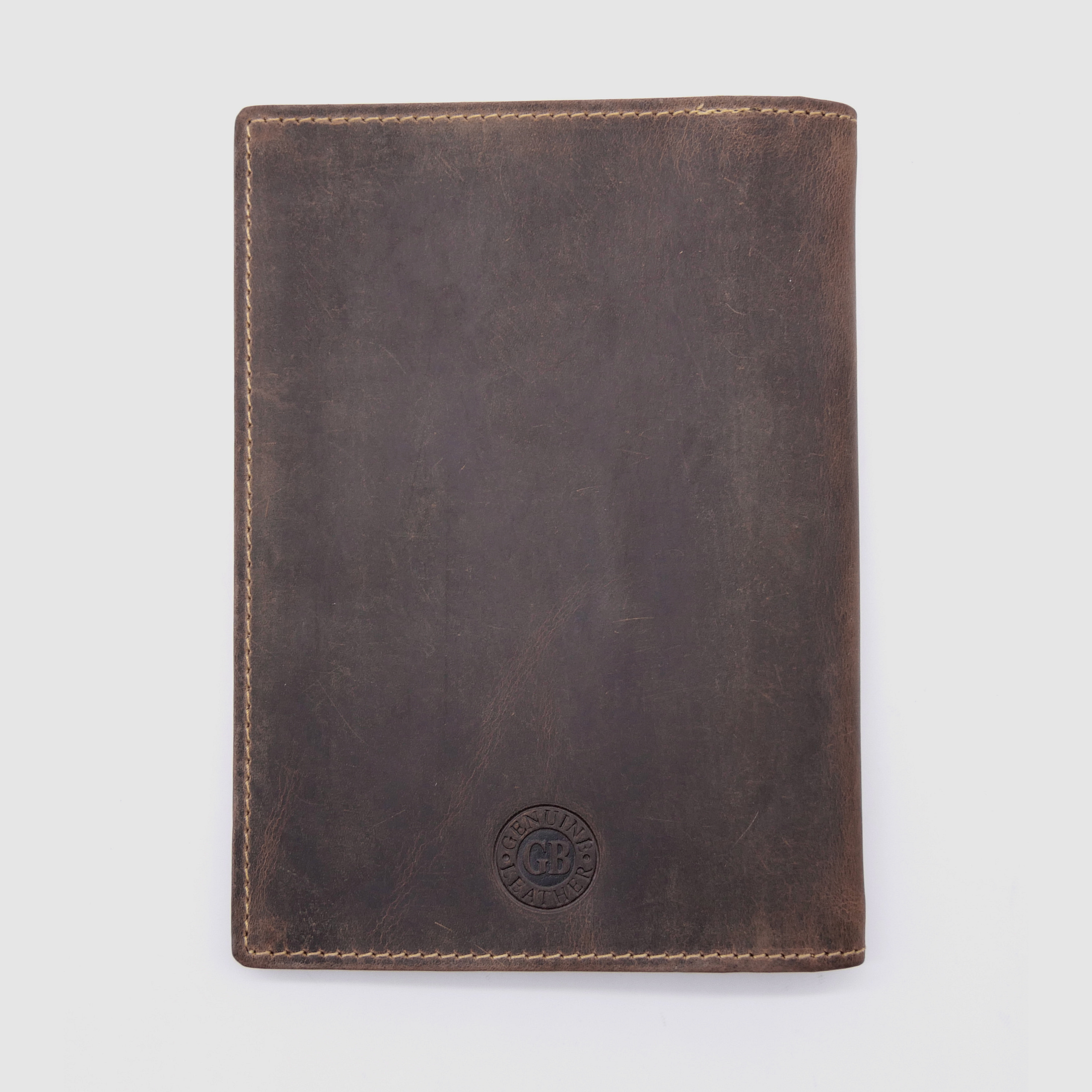 Greenburry leather hunting license folder ID folder case stag brown 328B-stag-25