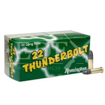 Munición de percusión anular REMINGTON .22LR, 2,6 g/40 gr HV THUNDERBOLT RN (paquete de 50 unidades)
