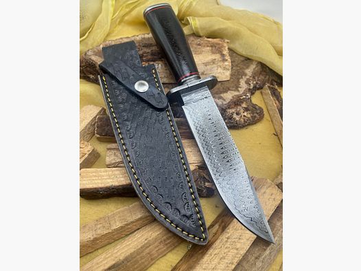 Jagdmesser Damaststahl 