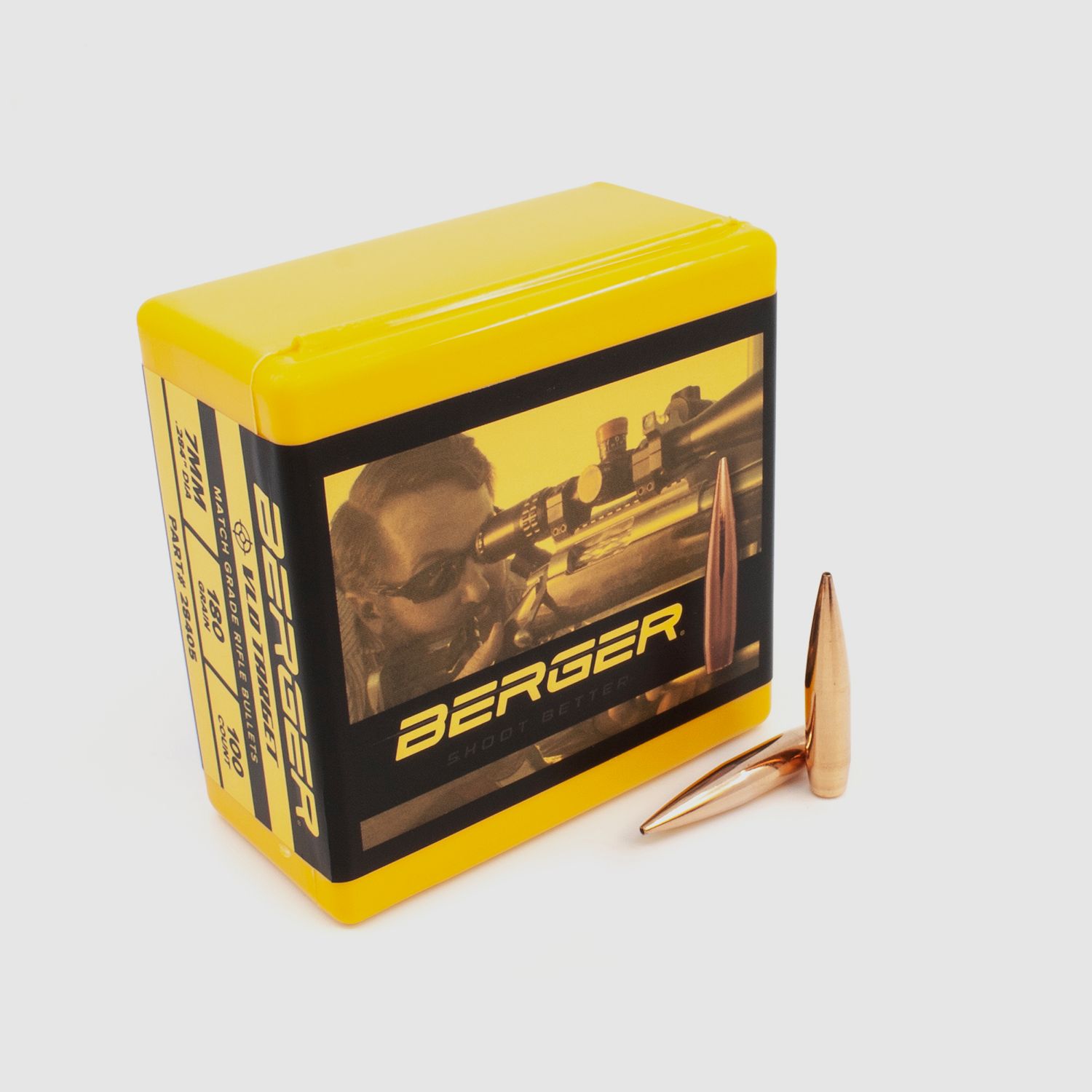 Proiettile Berger 7mm/.284 VLD Target 180GR 100 Pezzi