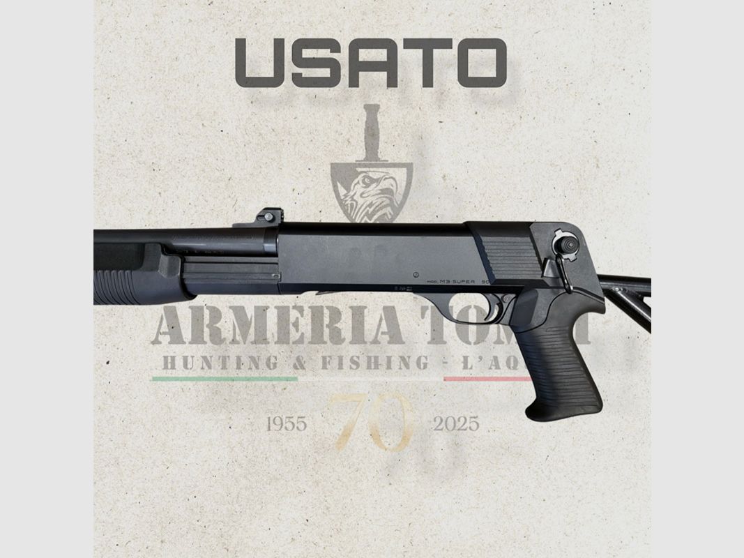 GEBRAUCHT – PUMPGEWEHR/SEMI-AUTOMATISCH – BENELLI MOD. M3 SUPER 90 TACTICAL Kal. 12/76 3", Bild 5 von 6