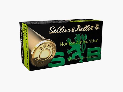 SELLIER BELLOT 38 SPECIAL 158 GR TFMJ NONTOX