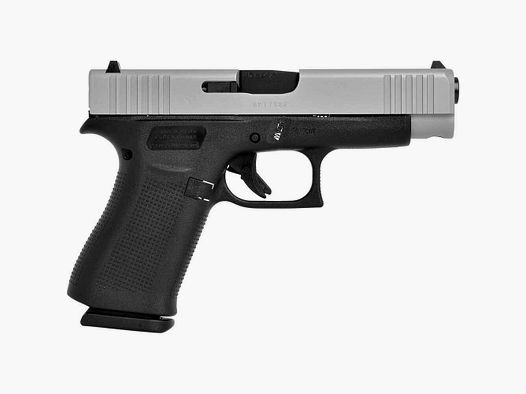 Glock	 Glock 48 silver slimeline 9mm Luger