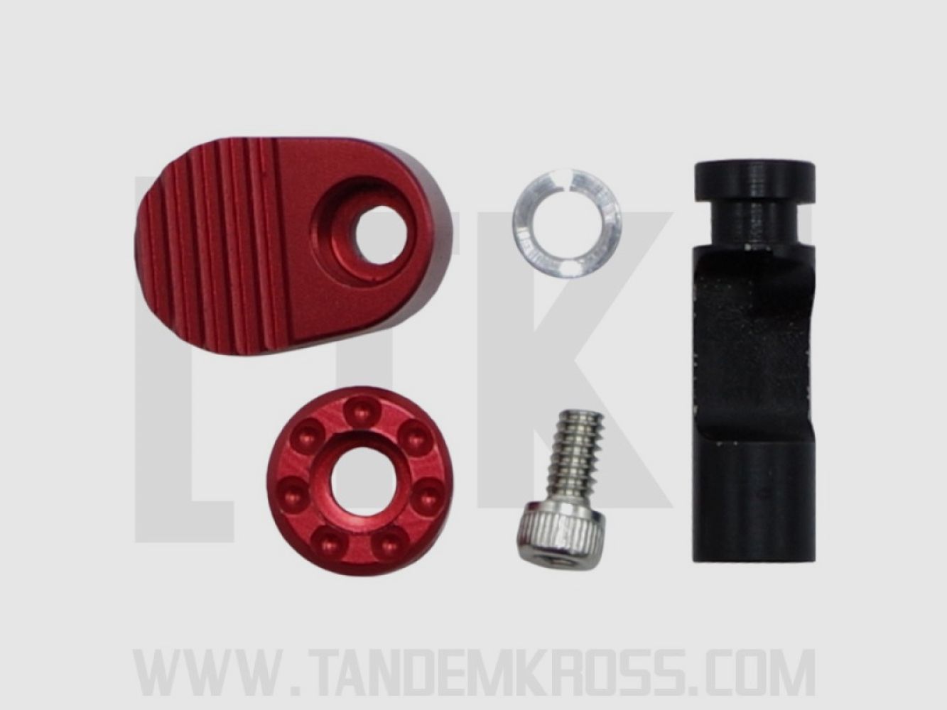 Titan Extended Magazine Release for Ruger® Mark IV™ 22/45™ - Red