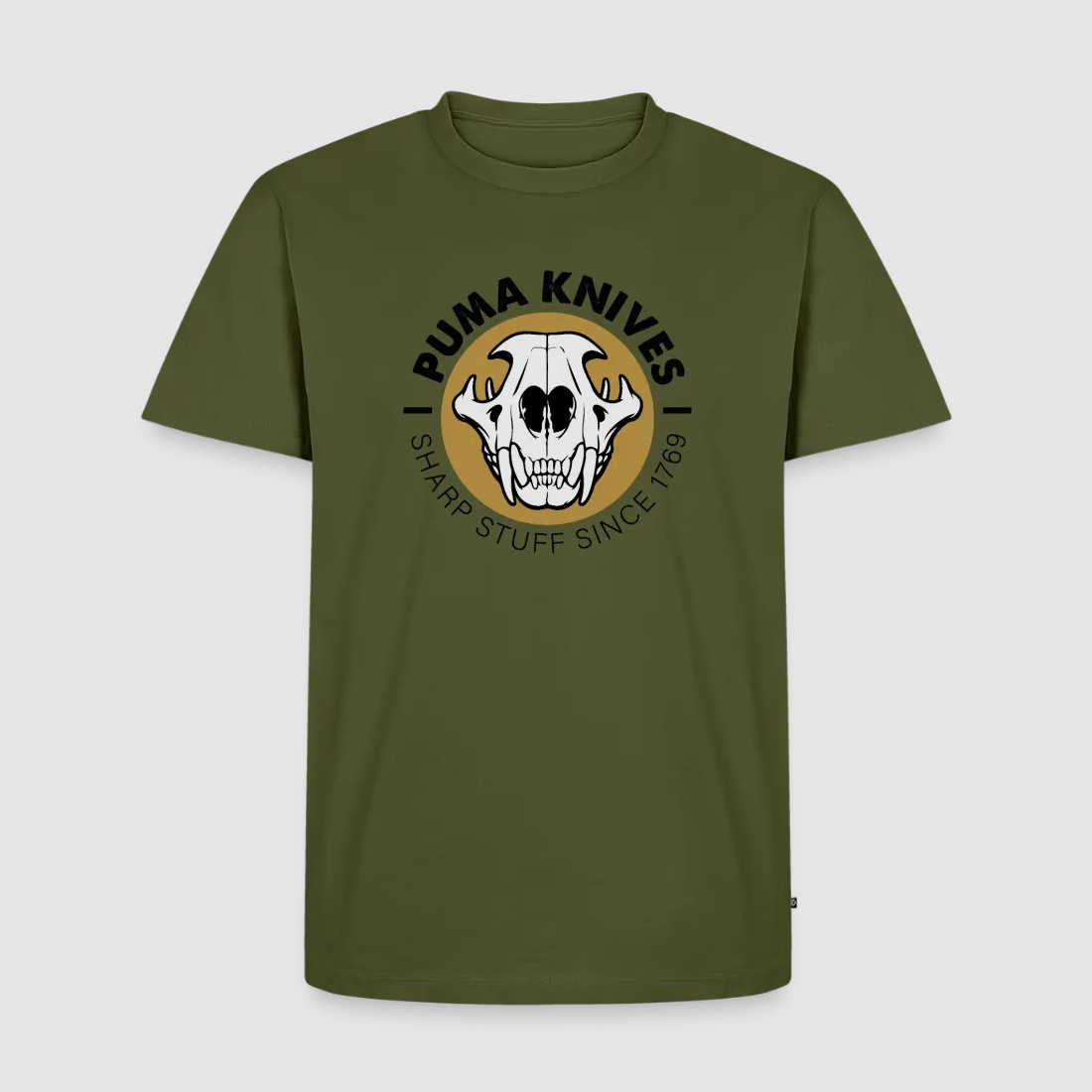 PUMA Men’s Premium T-Shirt "Skull Frontal Sharp Stuff"