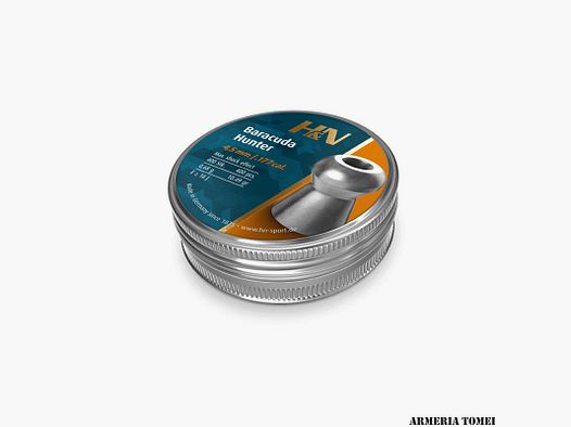 GESCHOSSE DRUCKLUFT – H&N – BARACUDA MATCH 4,5MM / .177 KAL. 0,68g 10,49gr (400 STK)