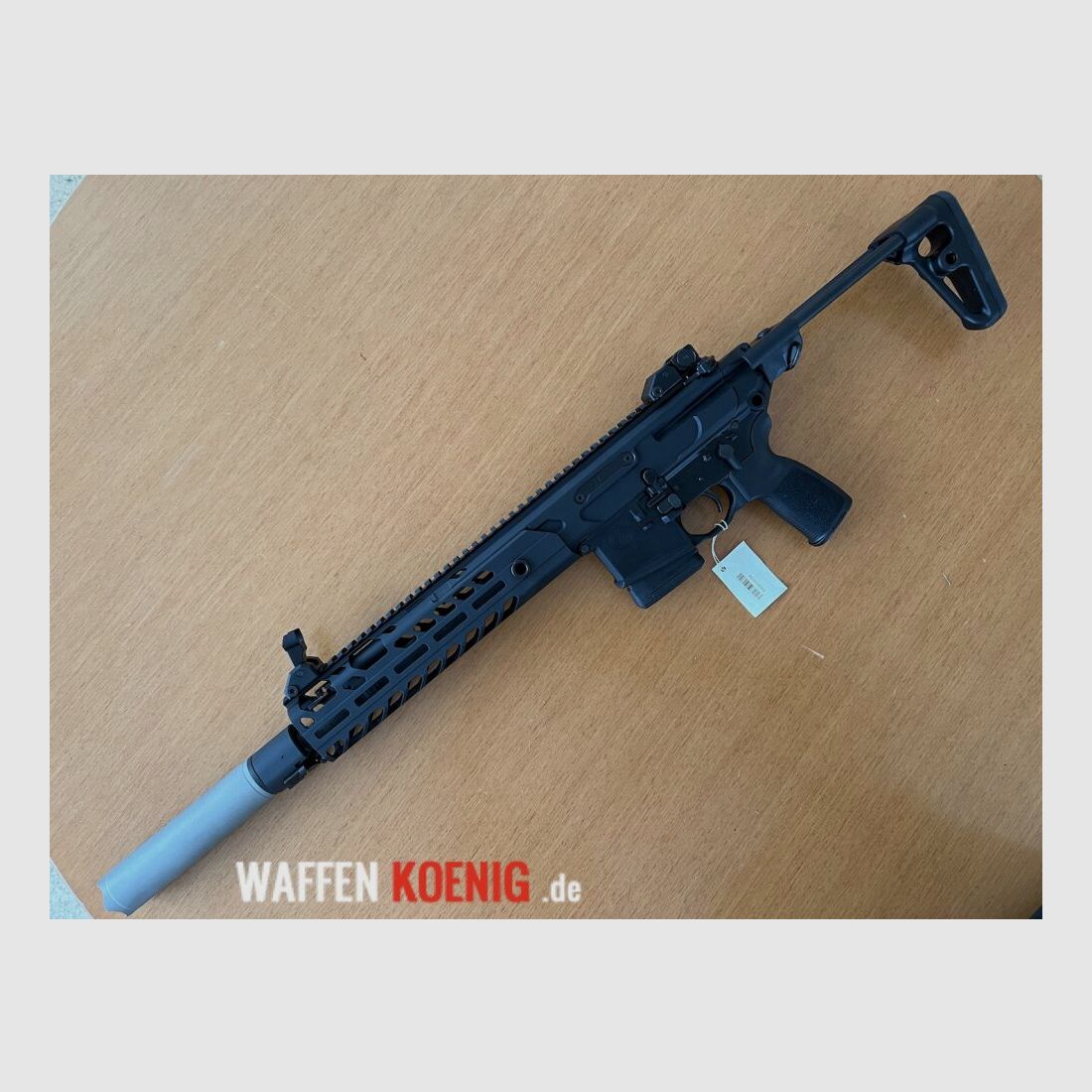 Sig Sauer SIG-SAUER SEMI-AUTOMATIC RIFLE MOD. MCX VIRTUS -11.5" with B&T ROTEX-V SILENCER, CAL .223 Rem