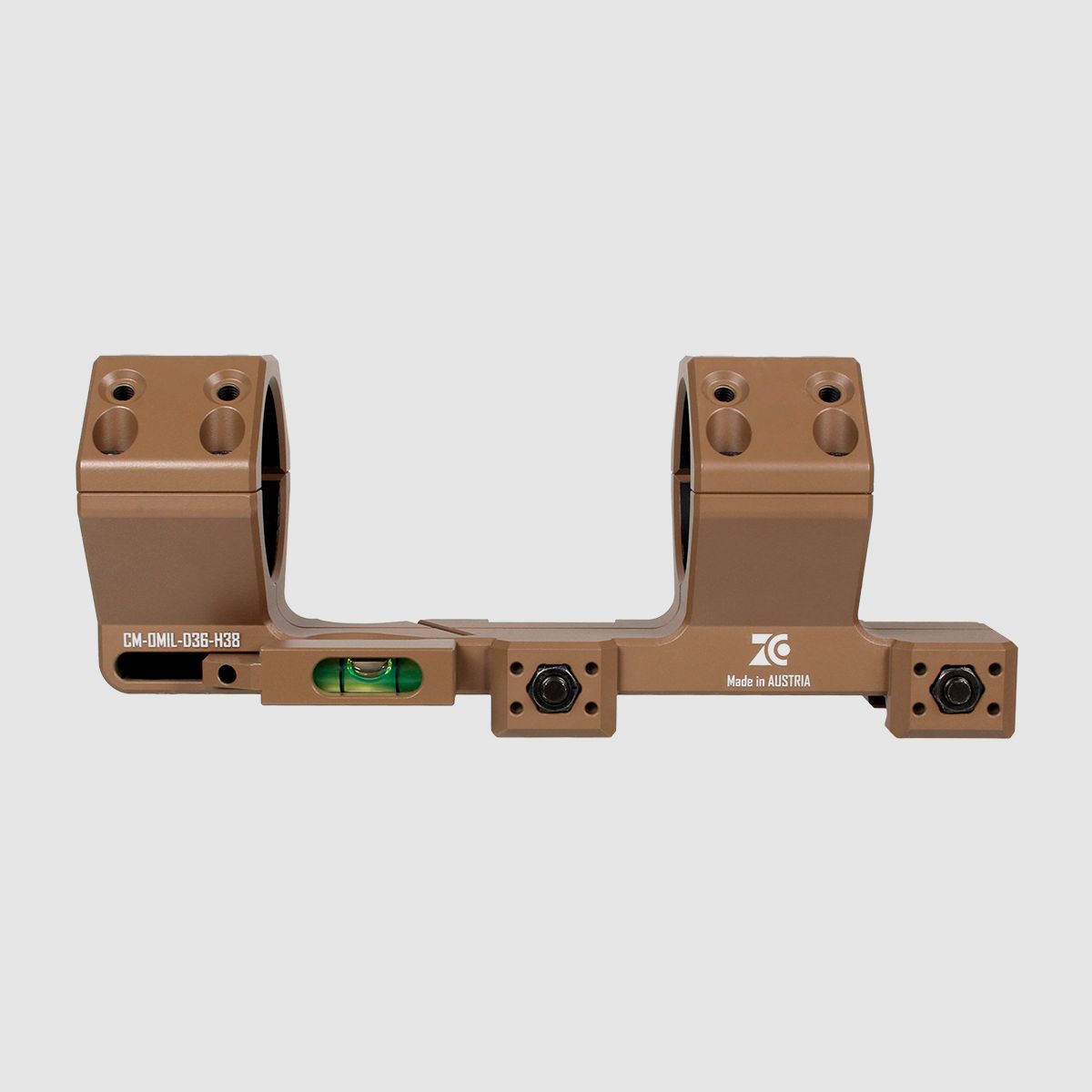 Zero Compromise Cantilever Mount 0 MIL Flat Dark Earth (FDE), image 1 of 3