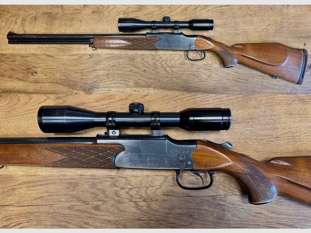 Voere Bockbüchsflinte mit Handspannung und Zielfernrohr