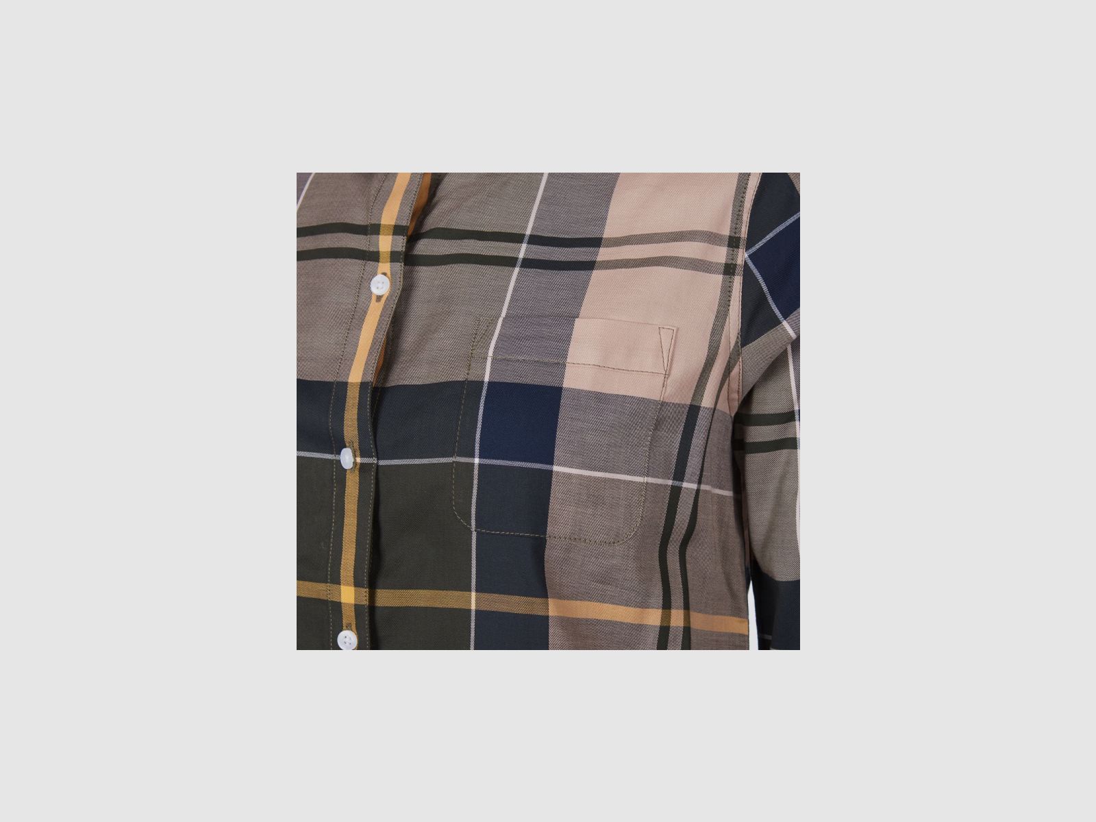 BARBOUR Homeswood Bluse Olive Check