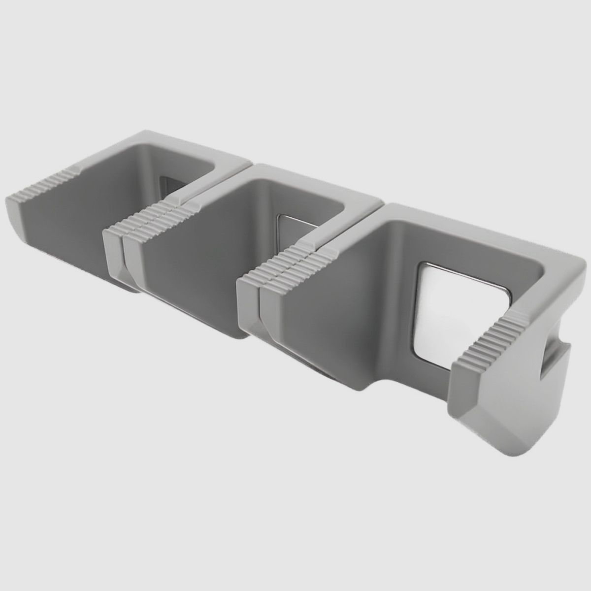 MP - MHS Magnetische pistoolhouder - grijs - MHS-04, afbeelding 1 van 5