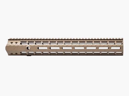 Aero Precision M5 15" Enhanced M-LOK Handguard, Gen 2 – FDE Cerakote (w/ DPMS Barrel Nut) .308 etc