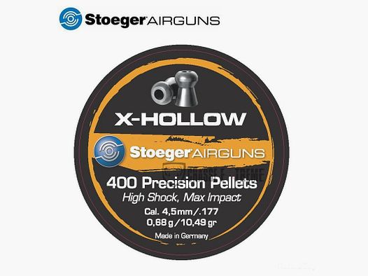 400 Piombi STOEGER AIRGUNS X-Hollow Cal 4,5mm Plat