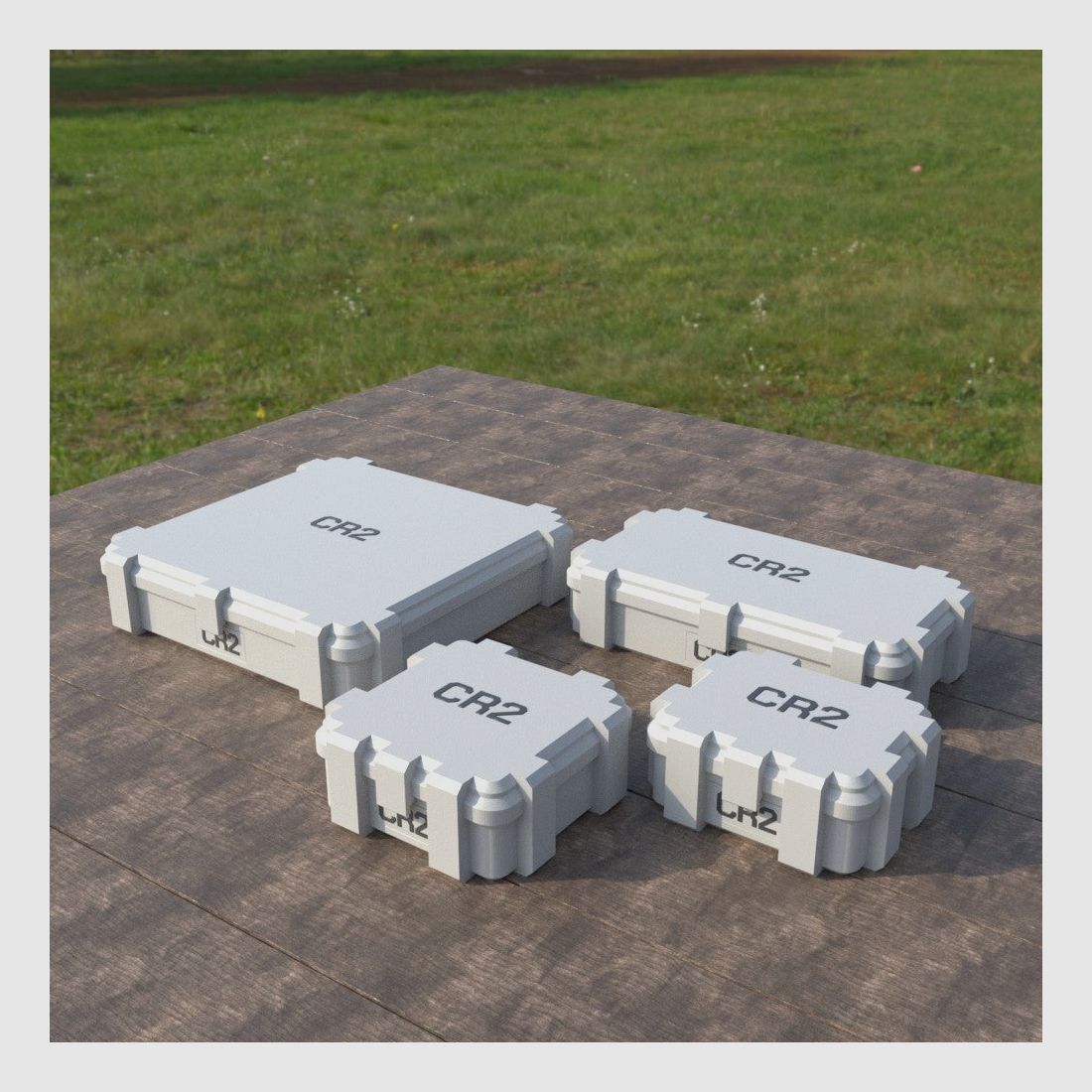 Filamelt CR2 Batteriebox "Klappdeckel" – für 20 / 25 / 50 / 100 Batterien