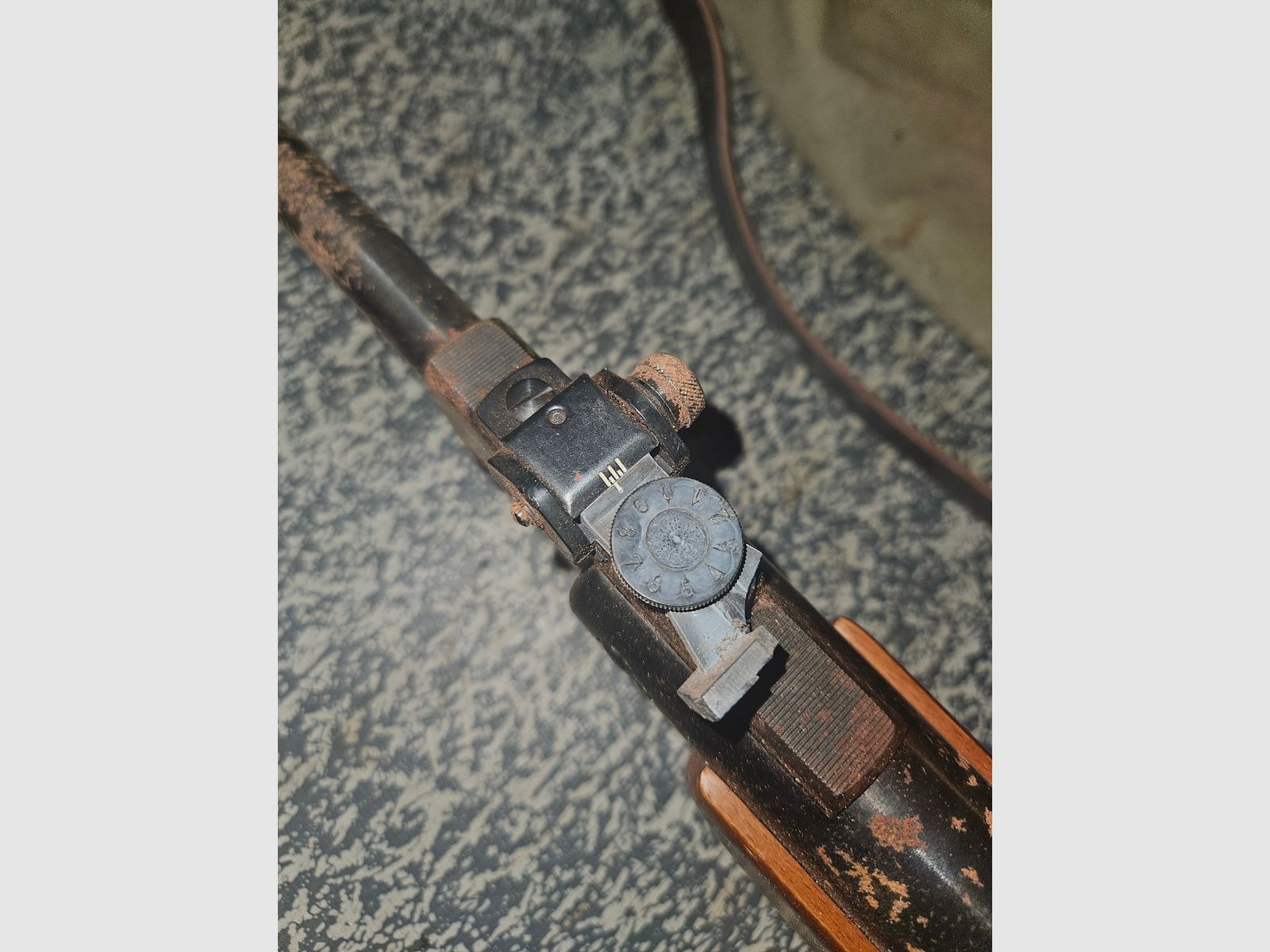 Diana Mod. 35 carabine à air – rareté AVANT 1970 avec numéro de série – 50 ans inutilisée
