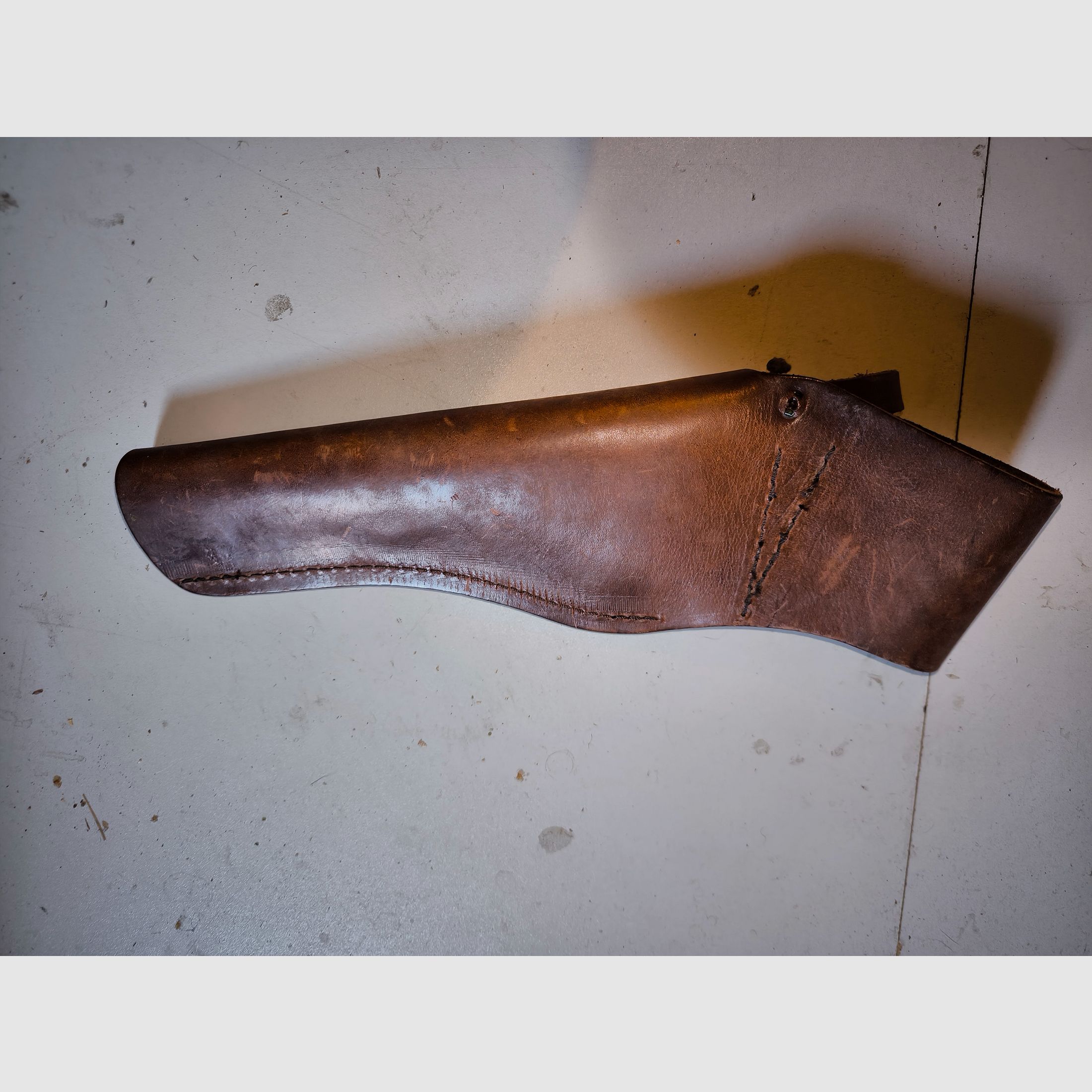 Revolverholster Leder Handmade