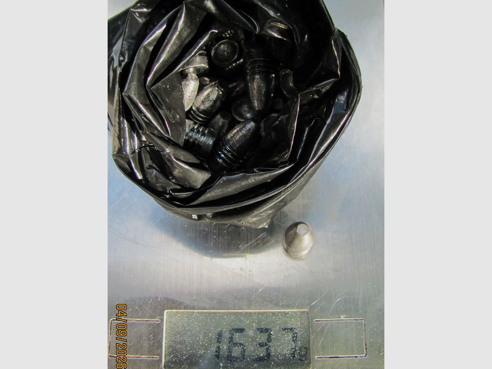 100 proiettili .455 Webley con relativo portacasse RCBS n. 38