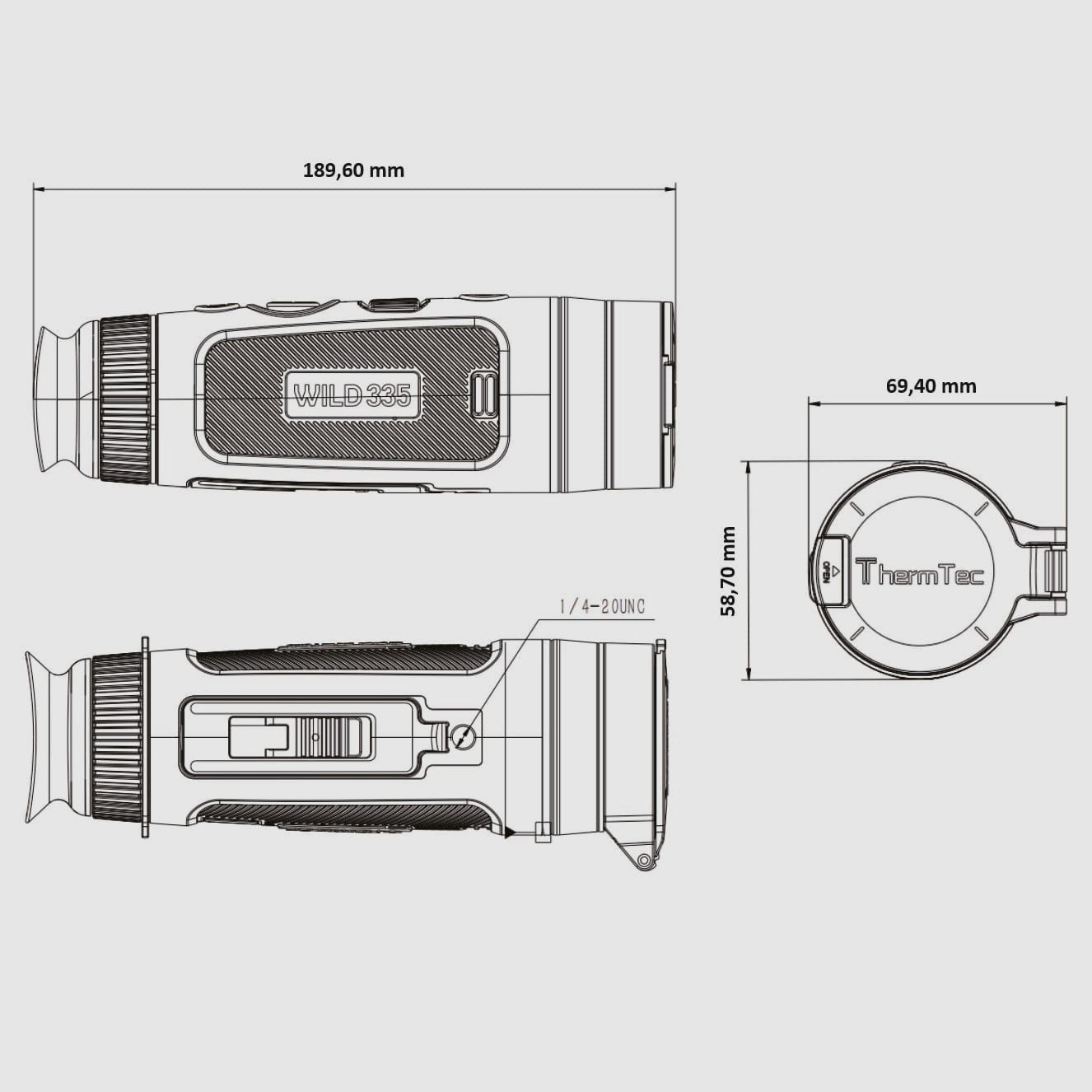 ThermTec Wild 335 Wärmebildkamera