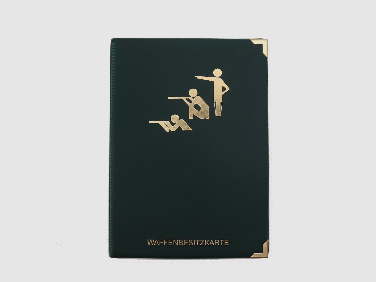 WBK Etui mit 2 extra Fächer Motiv Sportschützen - Grün