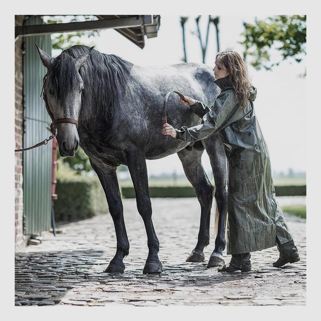 BALENO Regenmantel Helsinki khaki 2XL