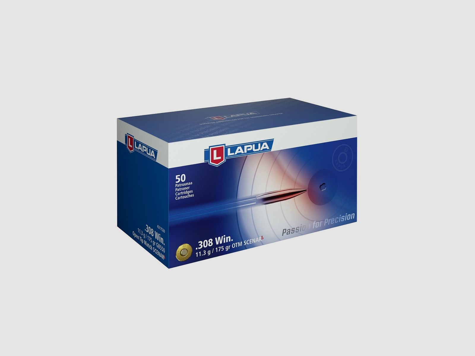 LAPUA 308 WIN 175 GRS/11,3 G OTM SCENAR 50 STK, Bild 1 von 2