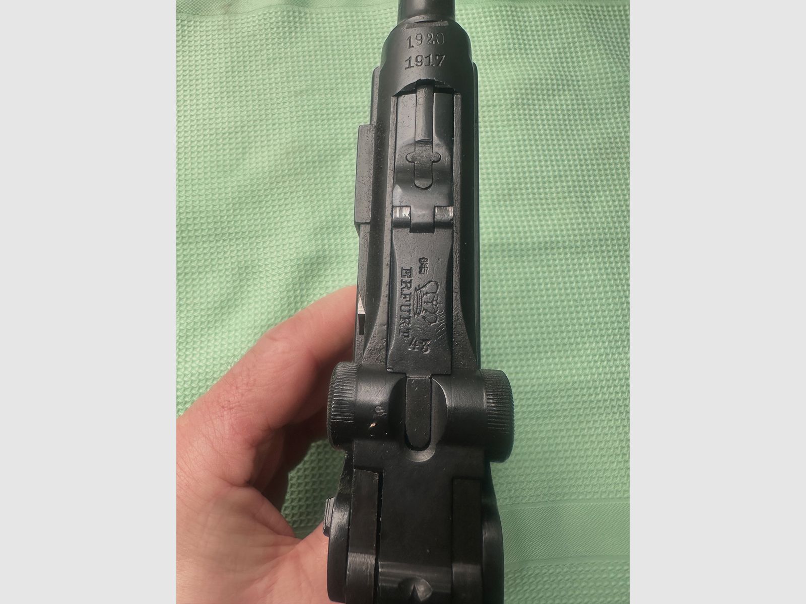 Pistool DWM 08 Erfurt Nummerngelijk 2643