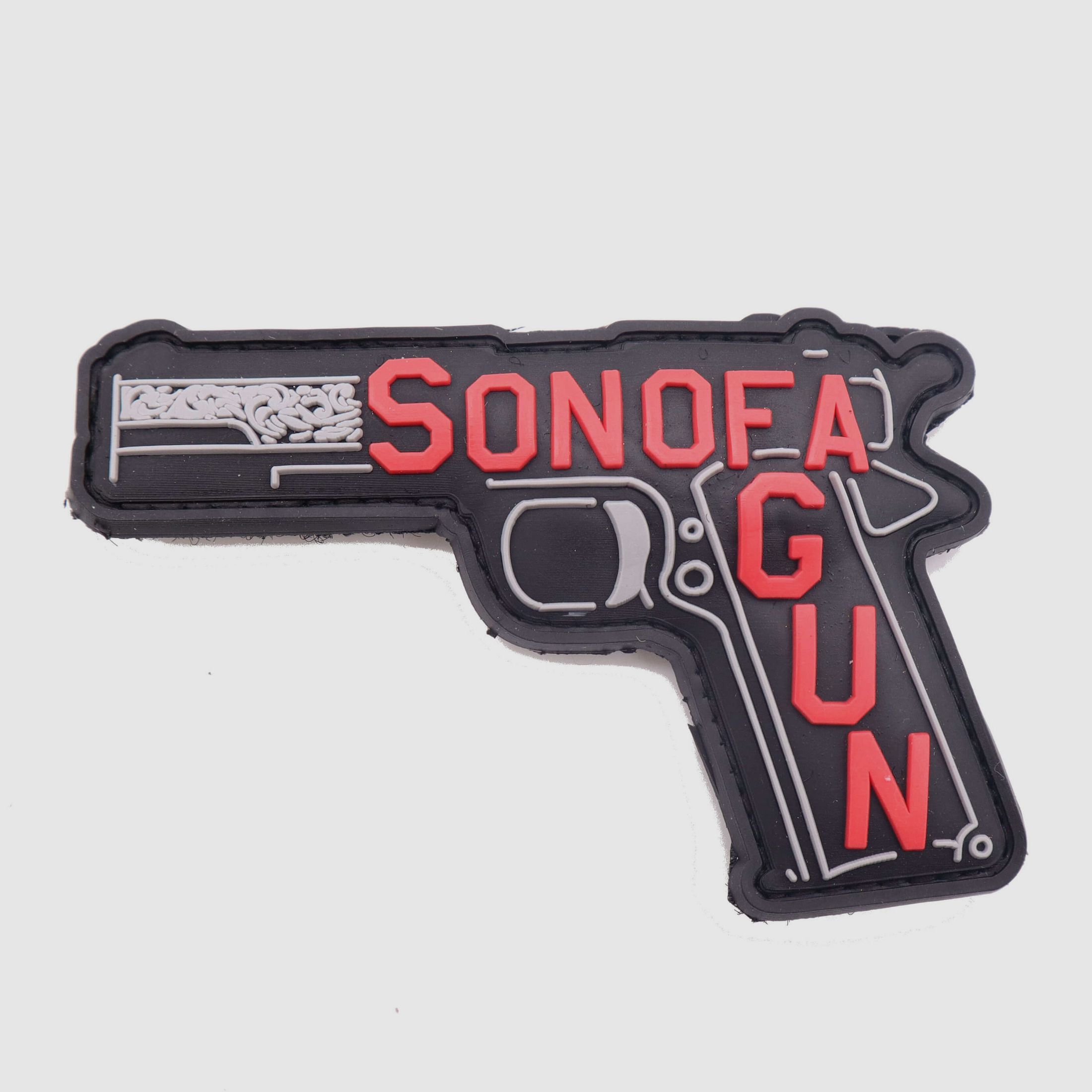 Parche de goma 3D Hijo de una pistola