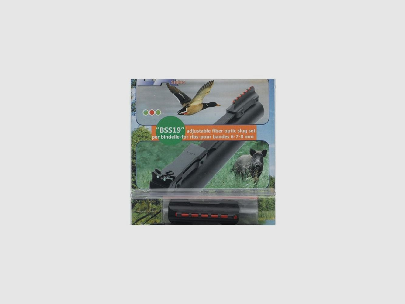 LPA BSS19 ENSEMBLE VISÉE RÉGLABLE ET VISÉE DE FUSIL DE CHASSE, image 1 sur 2